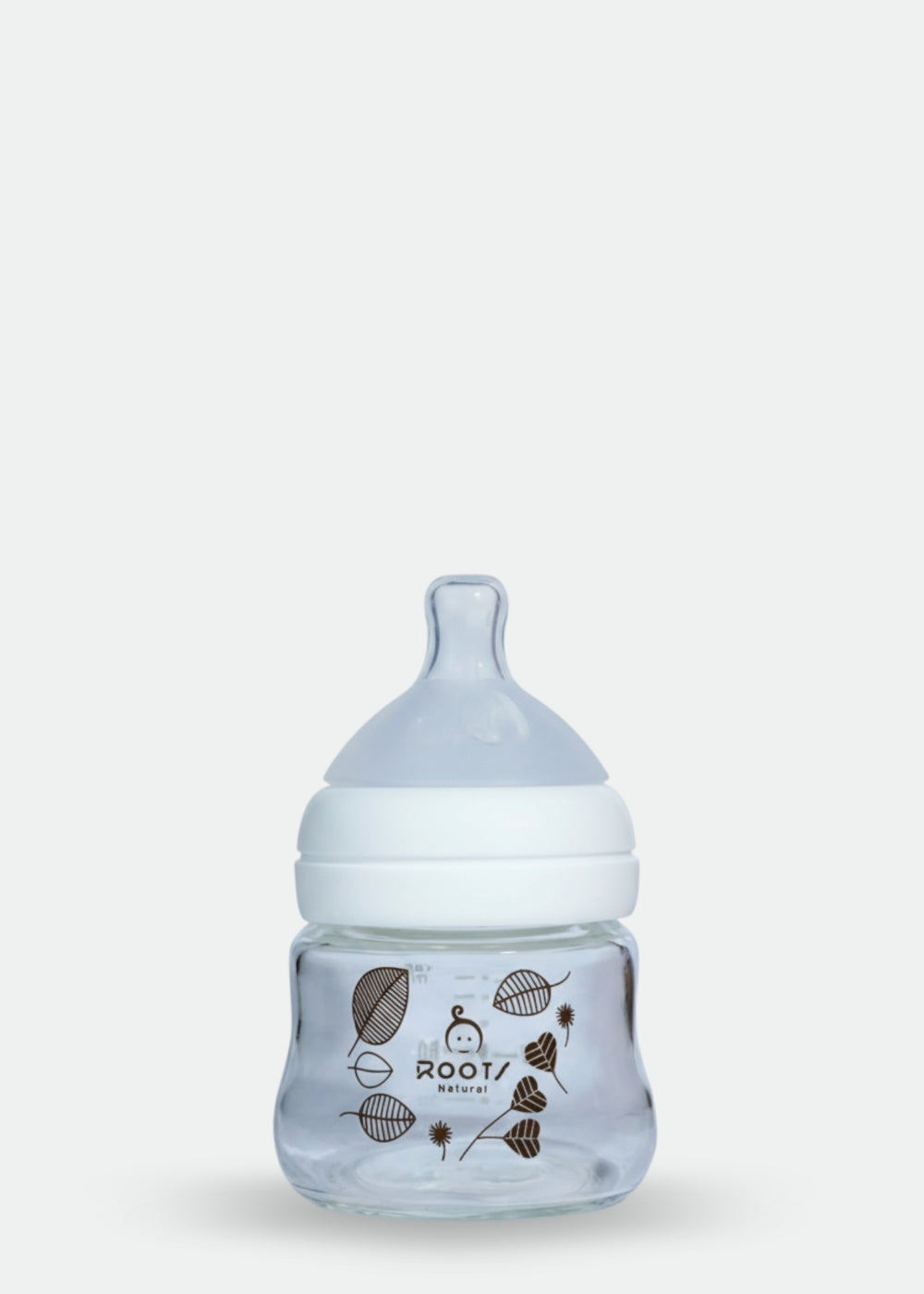 M06 Glass 100ml/3 Oz Wide Neck Small Size Nipple