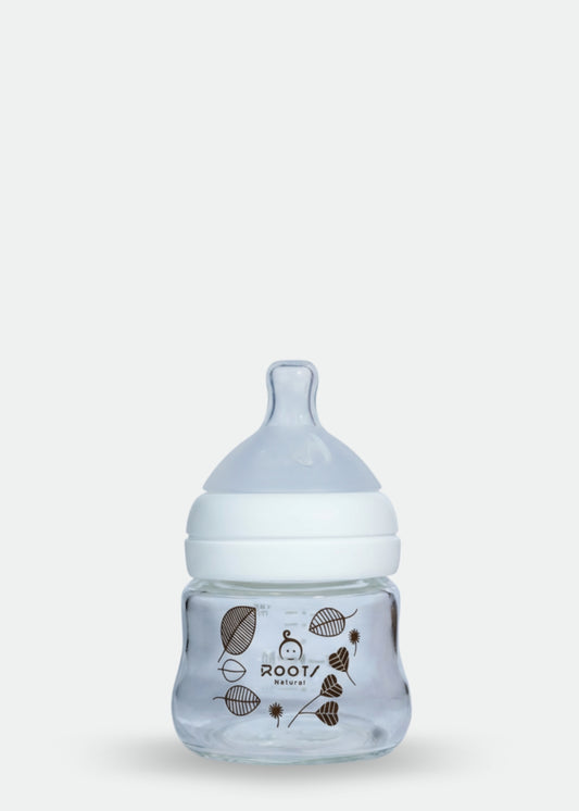 M06 Glass 100ml/3 Oz Wide Neck Small Size Nipple