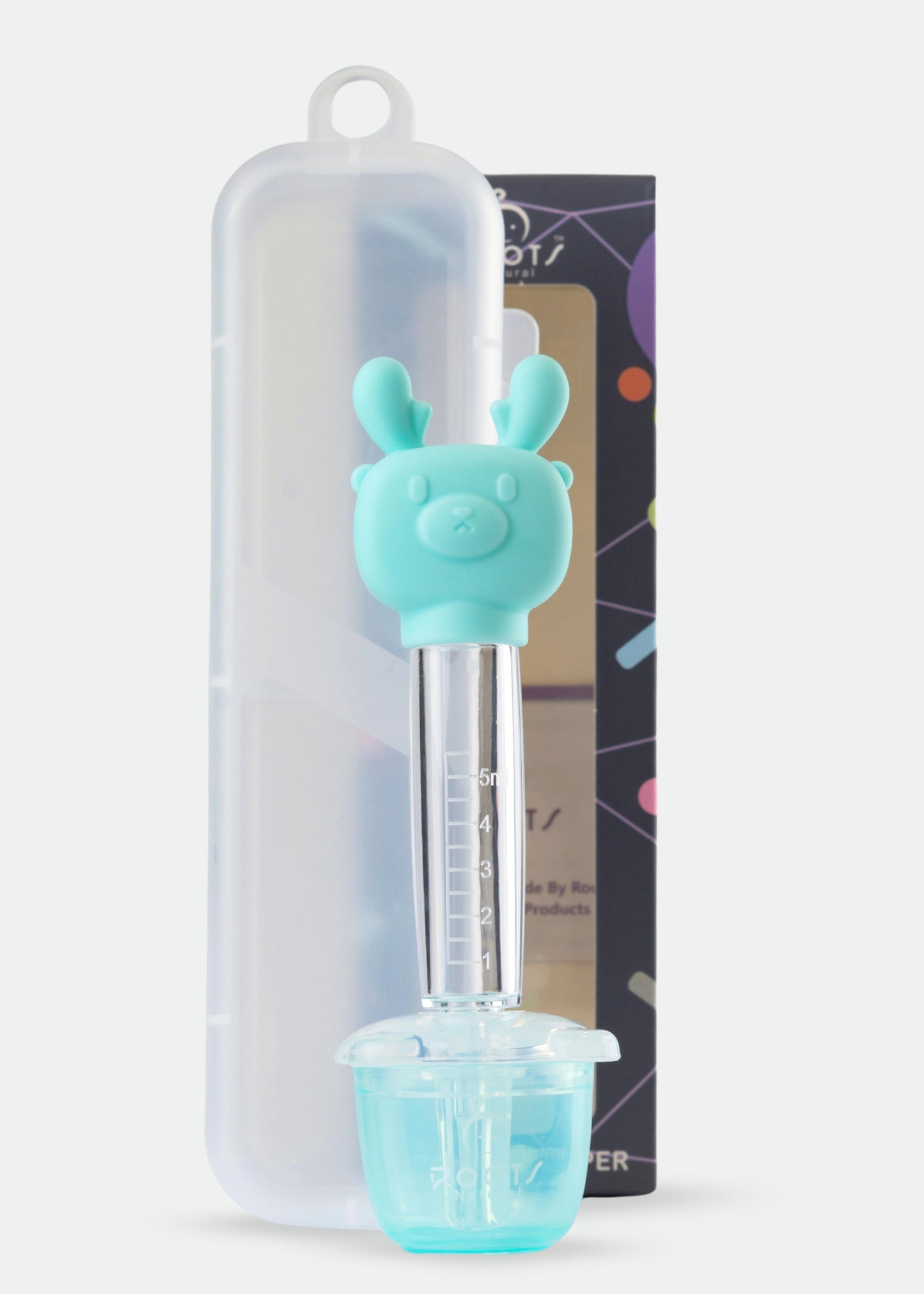 F1011-Full Silicone Deer Shape Medicine Dropper 5ML