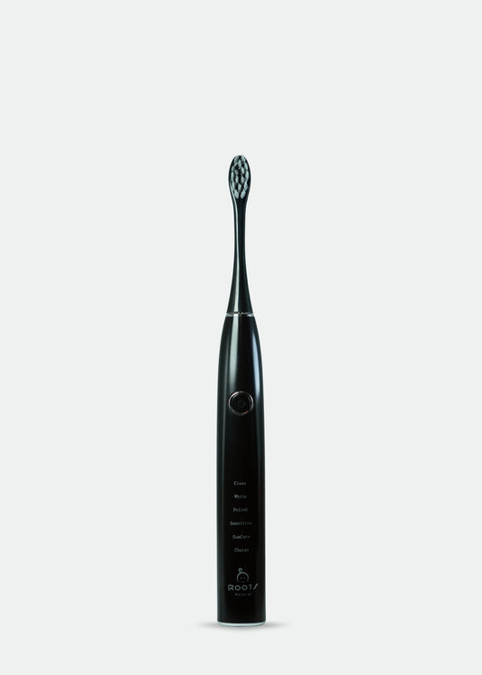 AY006 Rechargeable Electric Toothbrush 4 Head - Black