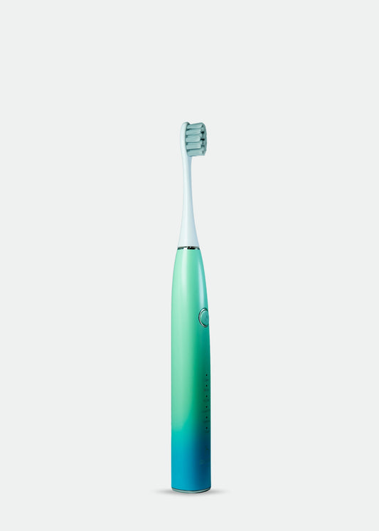 AY006 Rechargeable Electric Toothbrush 4 Head - Green