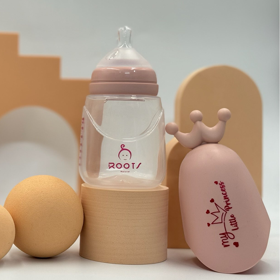 M02-Pink 240ML/8 OZ WideNeck Large Size Nipple