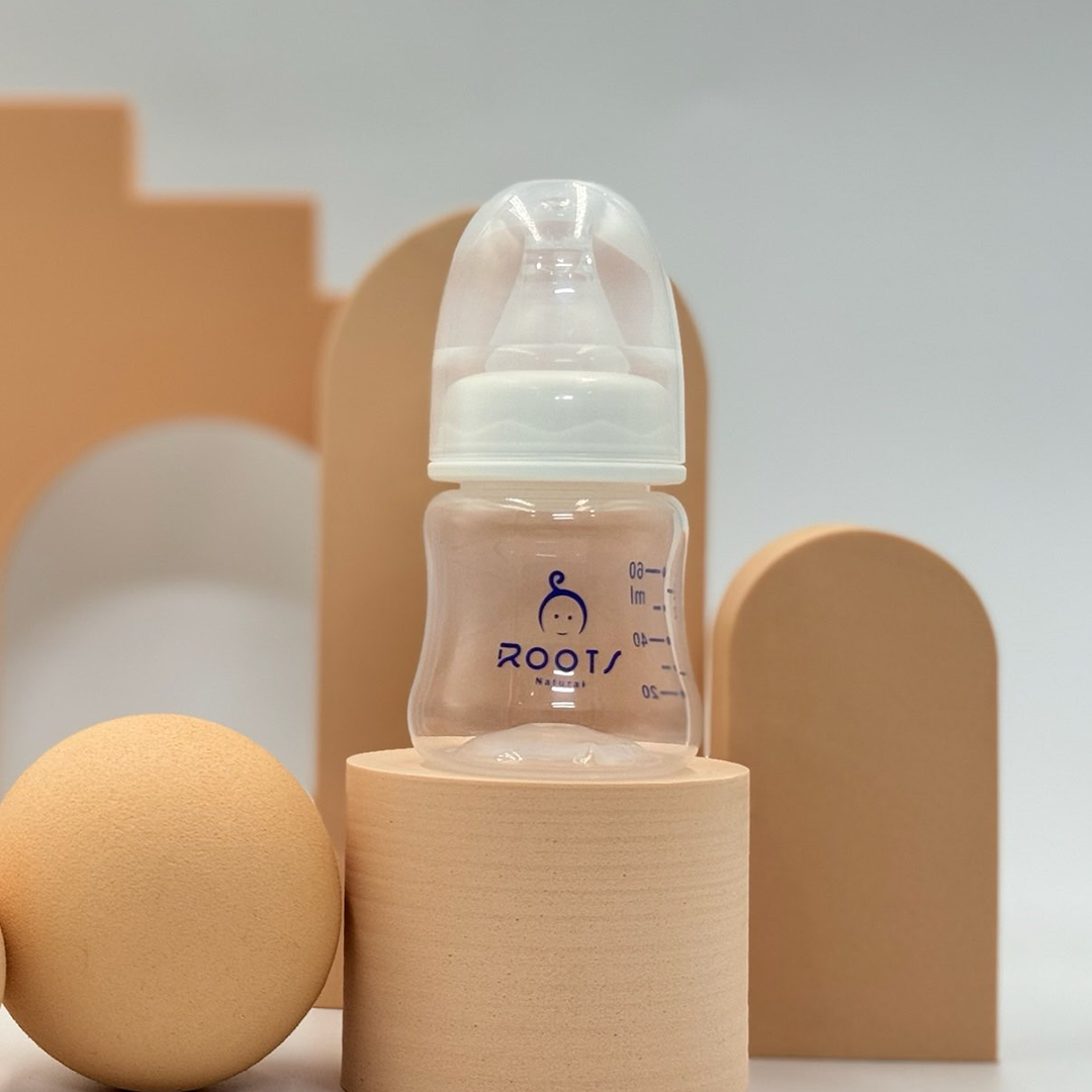 J1010-White Baby Bottle For New Born 60ML/2 OZ  Small Size Nipple se