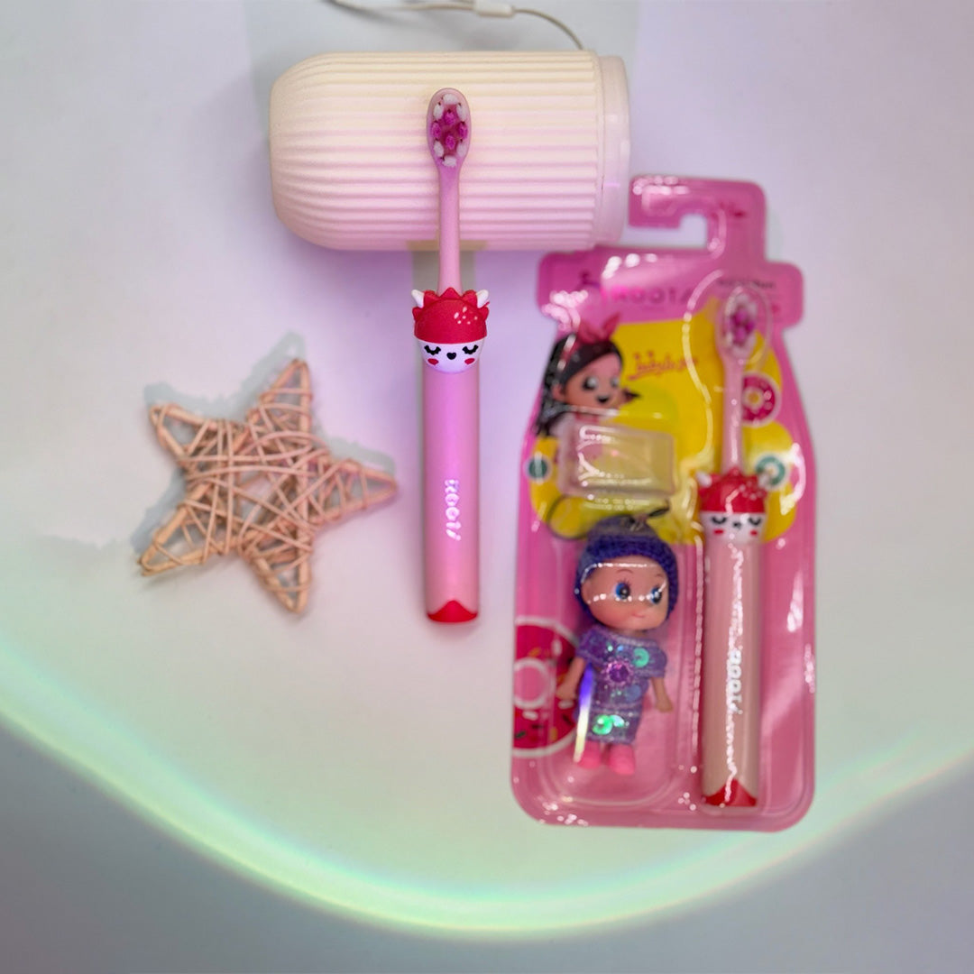 Ep006-NM: Toy with 6,000 Ultra-Soft Filaments Tooth Brush - Pink
