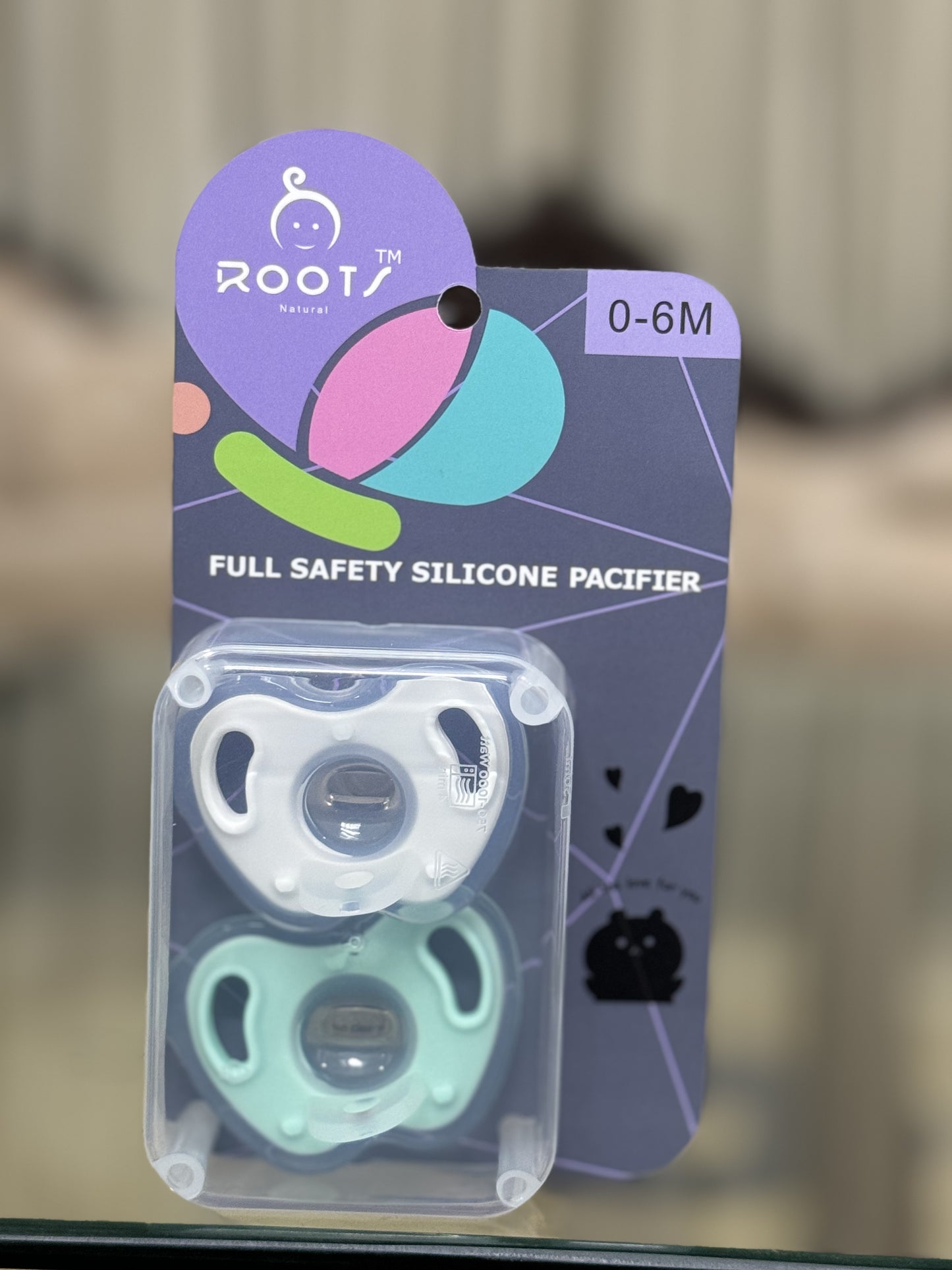 T0003 0-6 M Fully Silicone Pacifier Round Shape Nipple