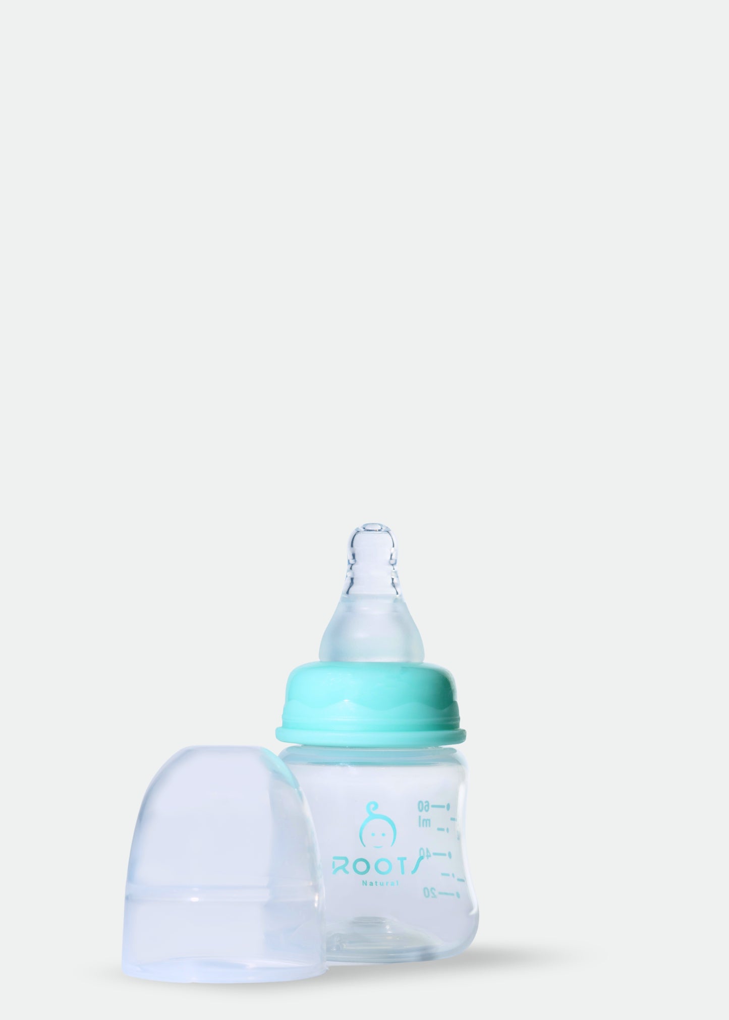 J1010-Green Baby Bottle For New Born 60ML/2 OZ Small Size Nipple