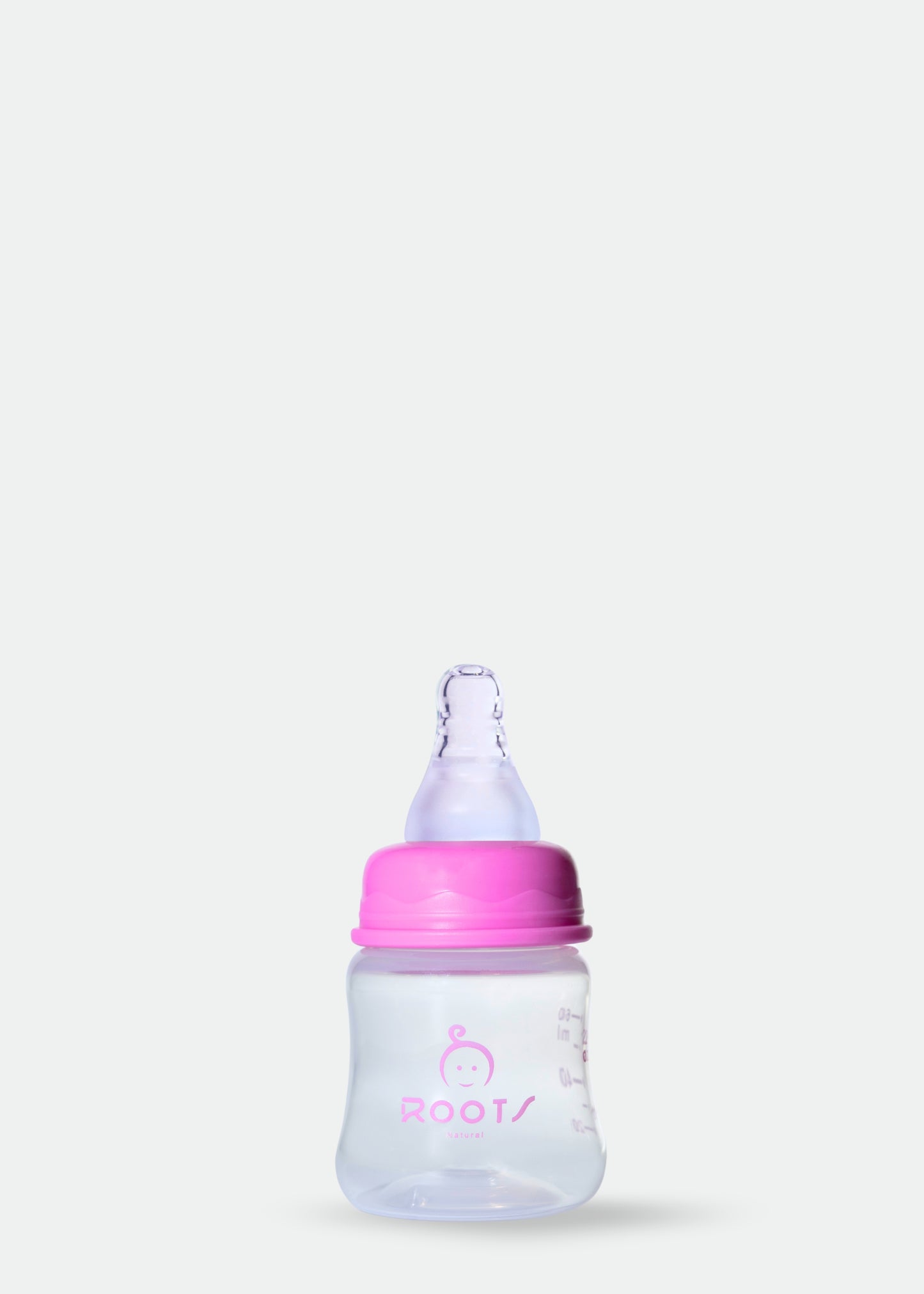 J1010-Pink Baby Bottle For New Born 60ML/ 2 OZ Small Size Nipple