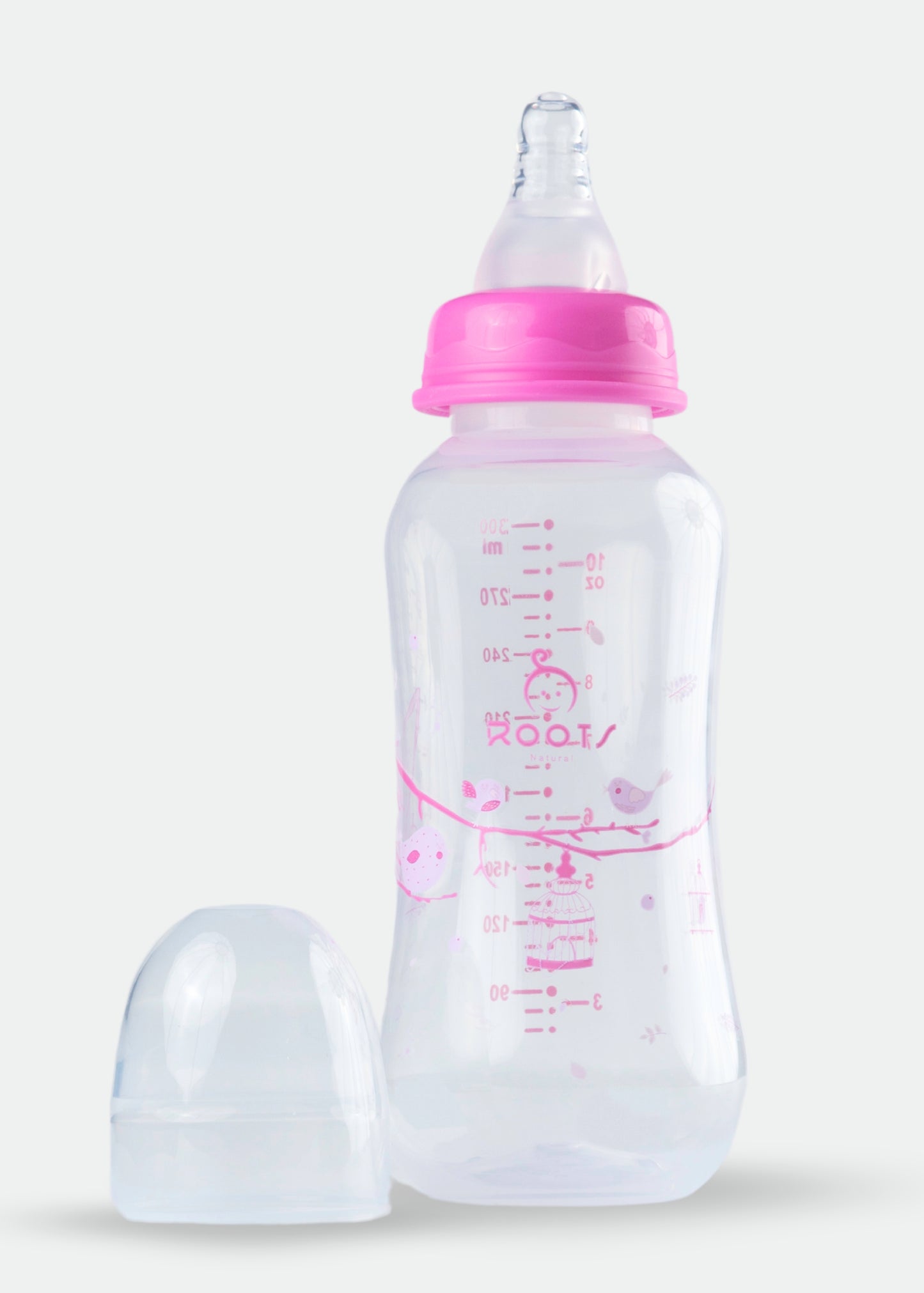 J1011-Pink Bird Baby Bottle 300ML/10 OZ