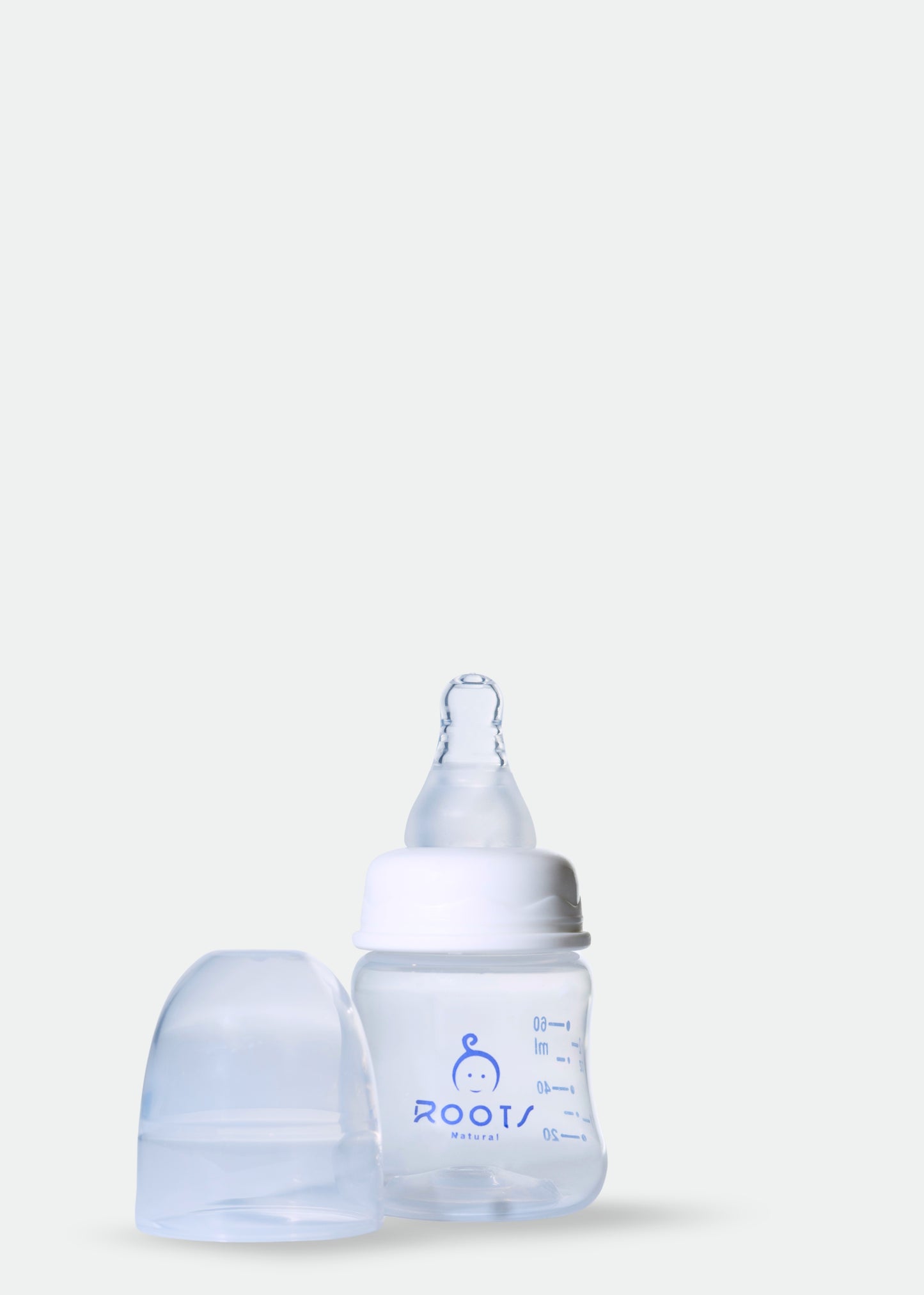 J1010-White Baby Bottle For New Born 60ML/2 OZ Small Size Nipple se