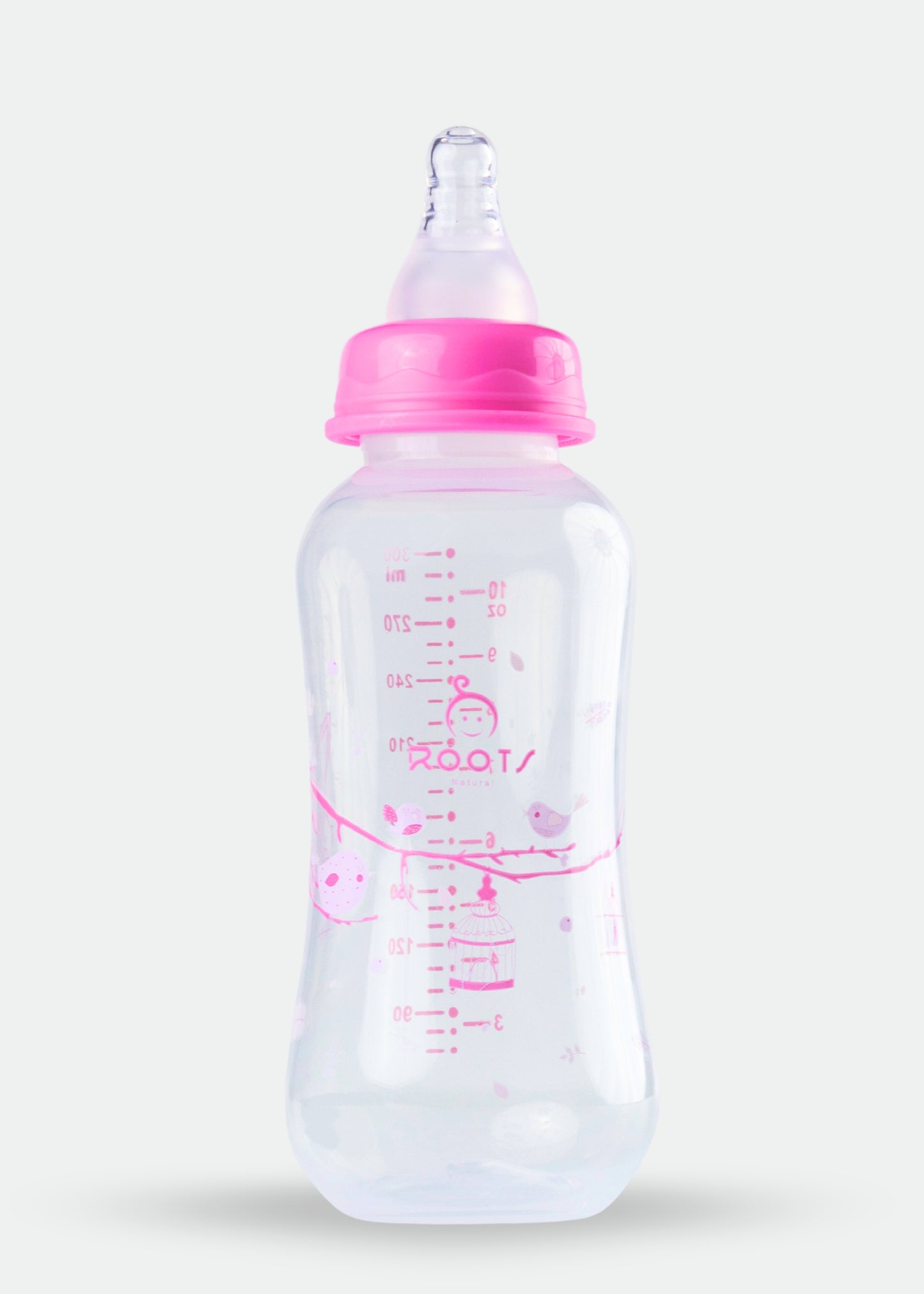 J1011-Pink Bird Baby Bottle 300ML/10 OZ