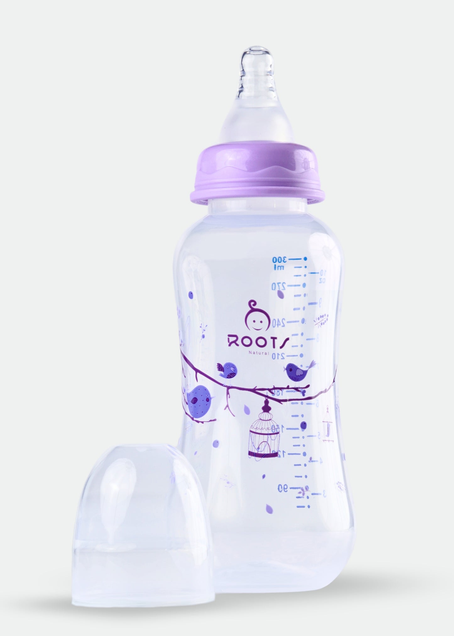 J1011-Purple Bird & Cloud Baby Bottle 300ML/ 10 OZ