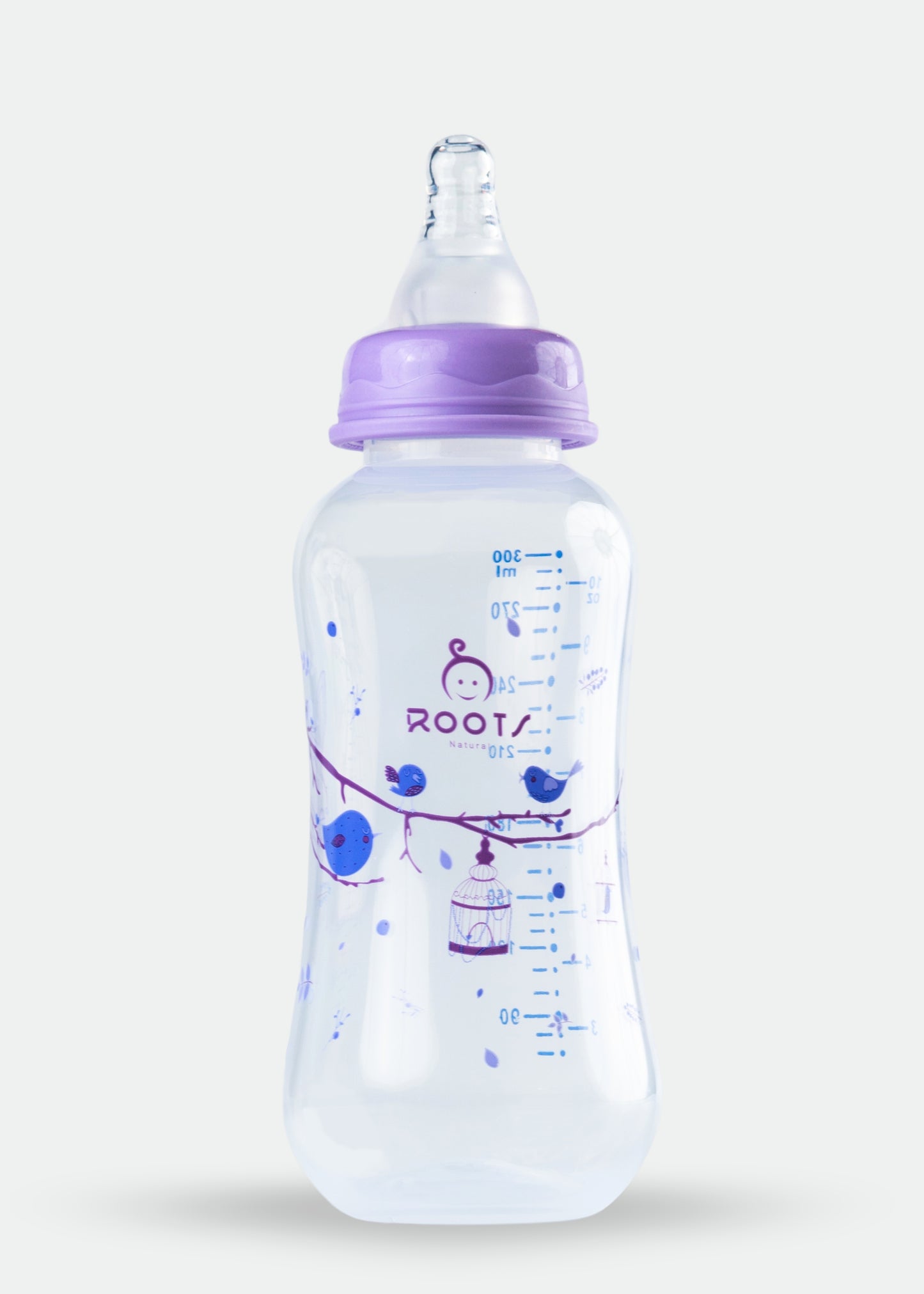J1011-Purple Bird & Cloud Baby Bottle 300ML/ 10 OZ