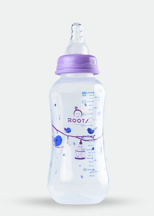 J1011-Purple Bird & Cloud Baby Bottle 300ML/ 10 OZ