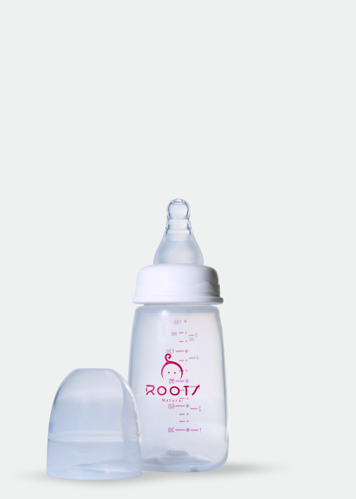 J1014-Standard-Neck Baby Bottle Square Shape 150ML/ Medium Size Nipple