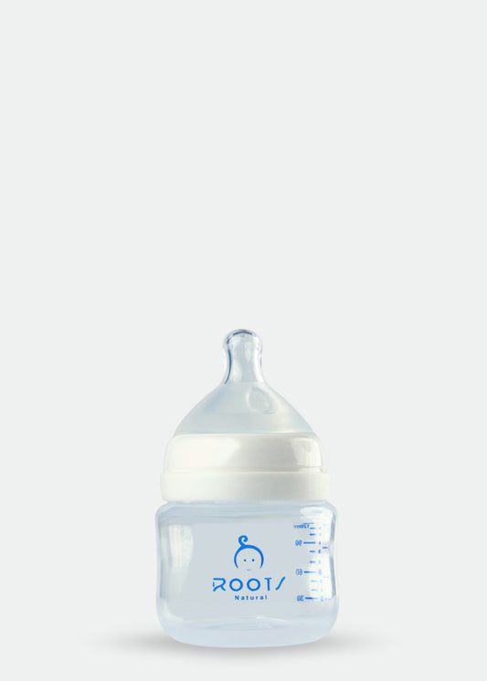 M01- White 100ML/3 OZ WideNeck Small Size Nipple