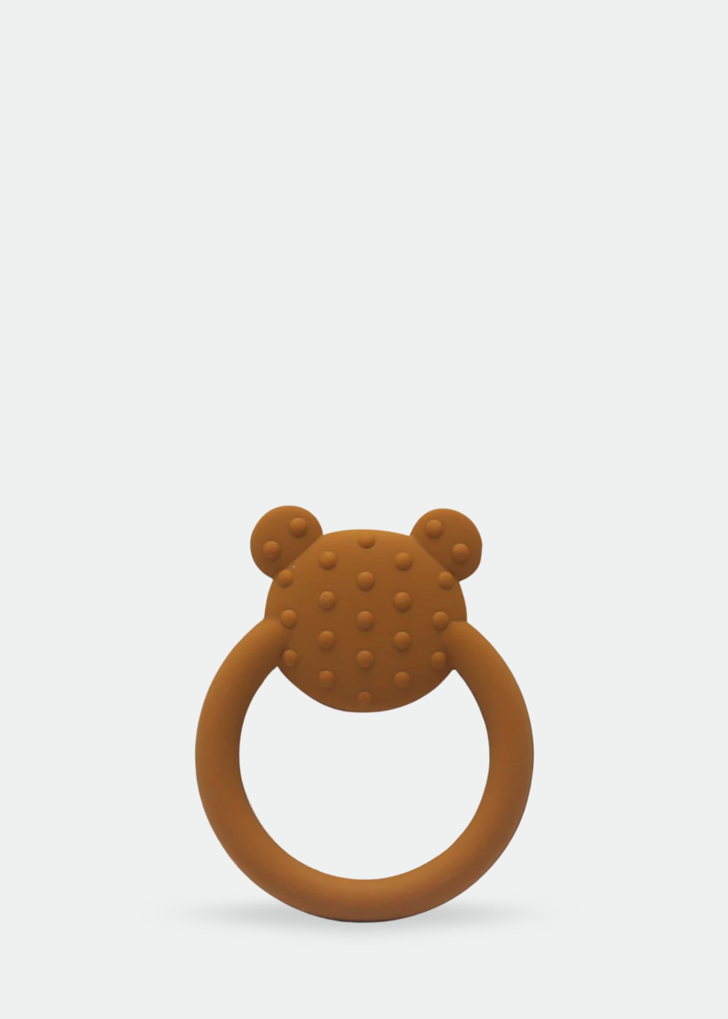 T0005-Bear Face Silicone Teether