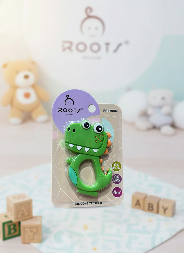 T0005-Dino Silicone Teether