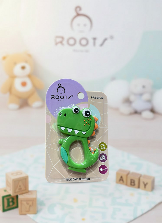 T0005-Dino Silicone Teether