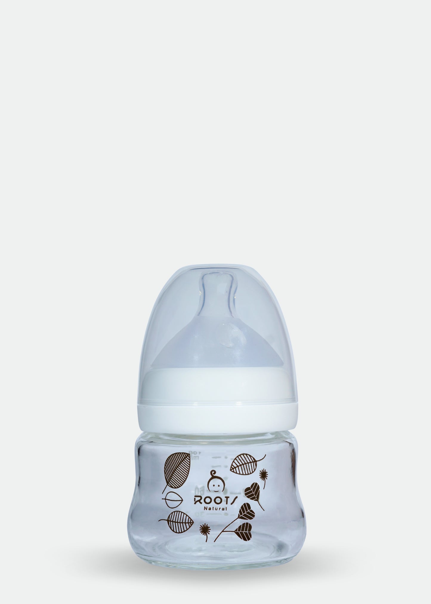 M06 Glass 100ml/3 Oz Wide Neck Small Size Nipple