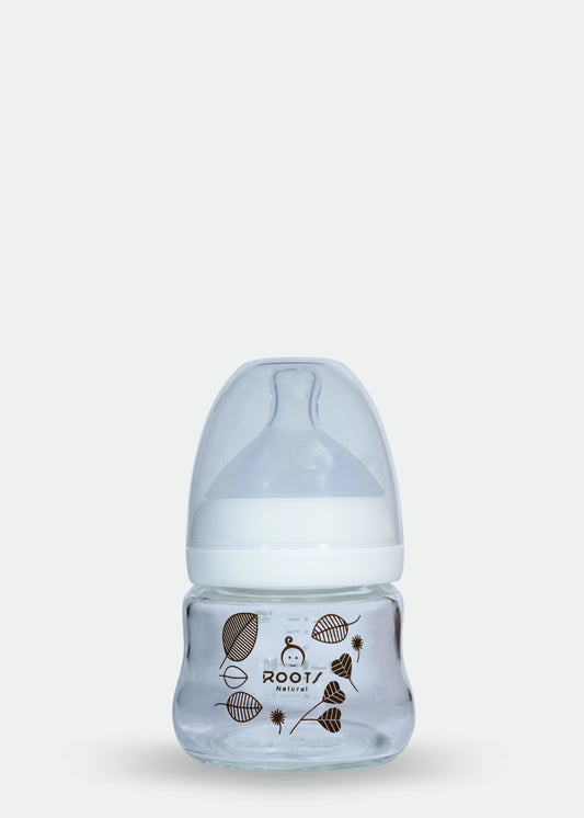 M06 Glass 100ml/3 Oz Wide Neck Small Size Nipple