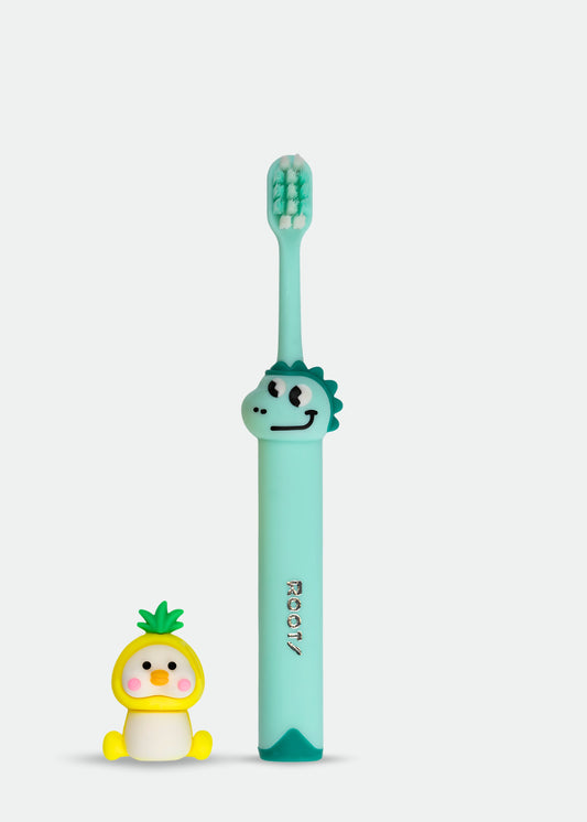 Ep006-O: Green Egg Toy with 6,000 Ultra-Soft Filaments Tooth Brush