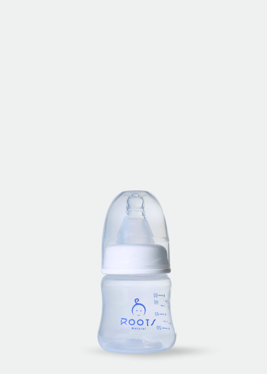 J1010-White Baby Bottle For New Born 60ML/2 OZ  Small Size Nipple se