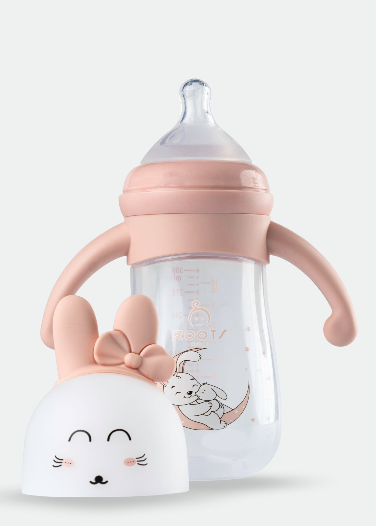 M03 Pink Bow Wide Neck Large Size Nipple  300ML/10 OZ