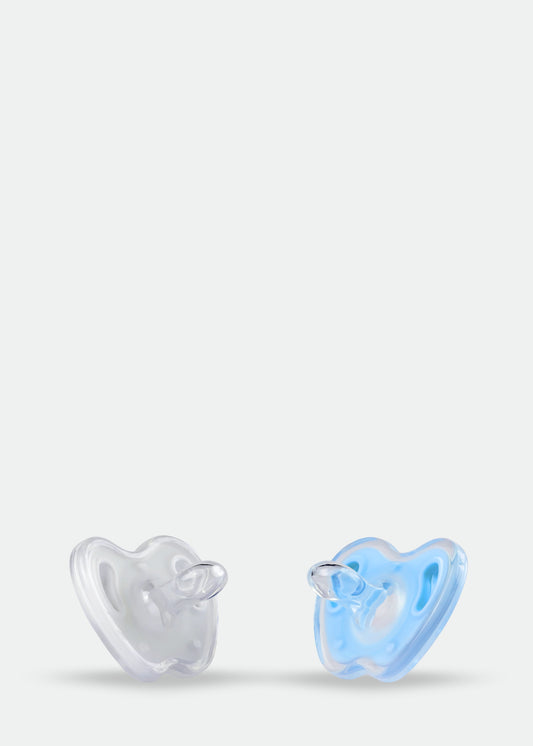 T0003 0-6 M  Fully Silicone Pacifier Round Shape Nipple