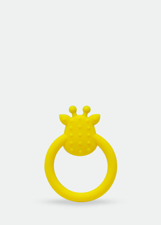 T0005-Giraffe Face Silicone Teether