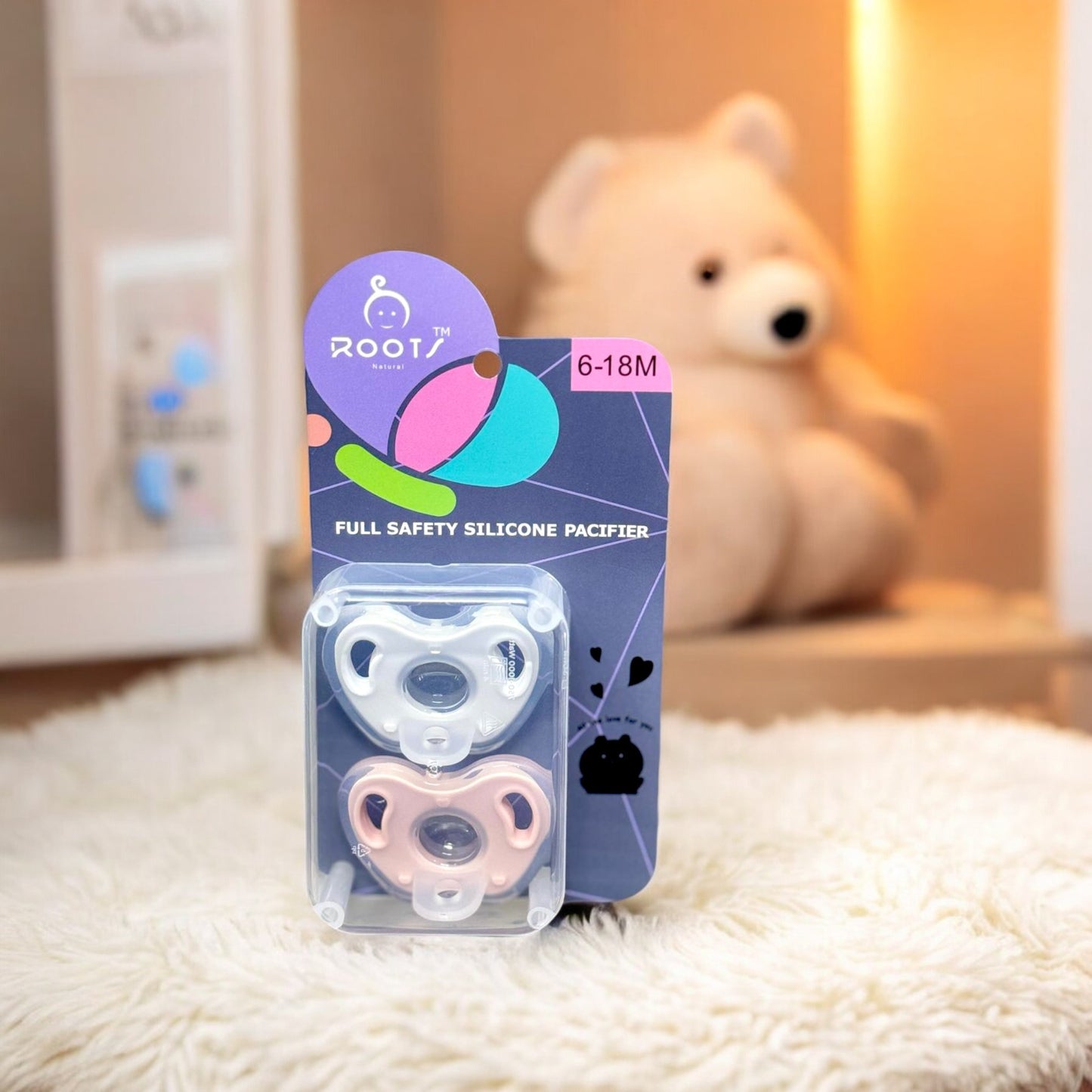 T0003 Fully Silicone Pacifier Round Shape Nipple