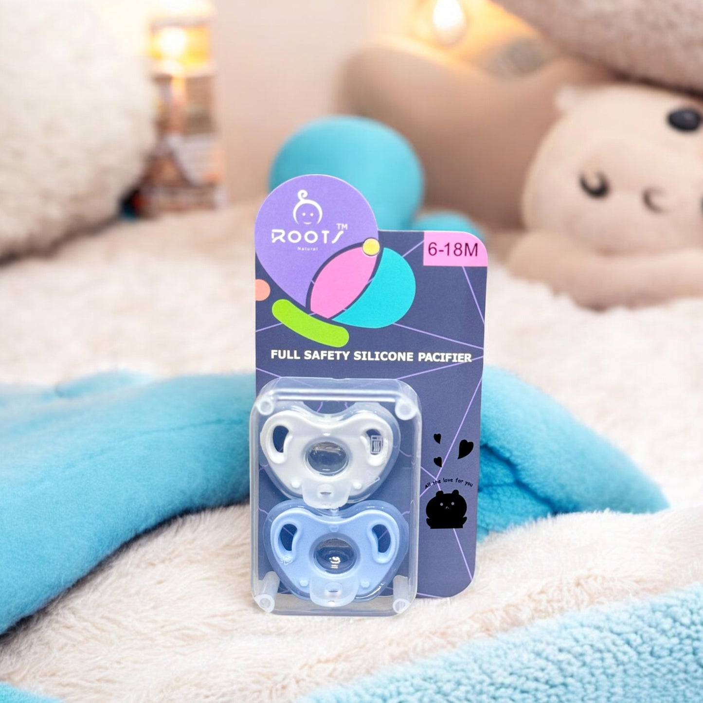 T0003 Fully Silicone Pacifier Round Shape Nipple