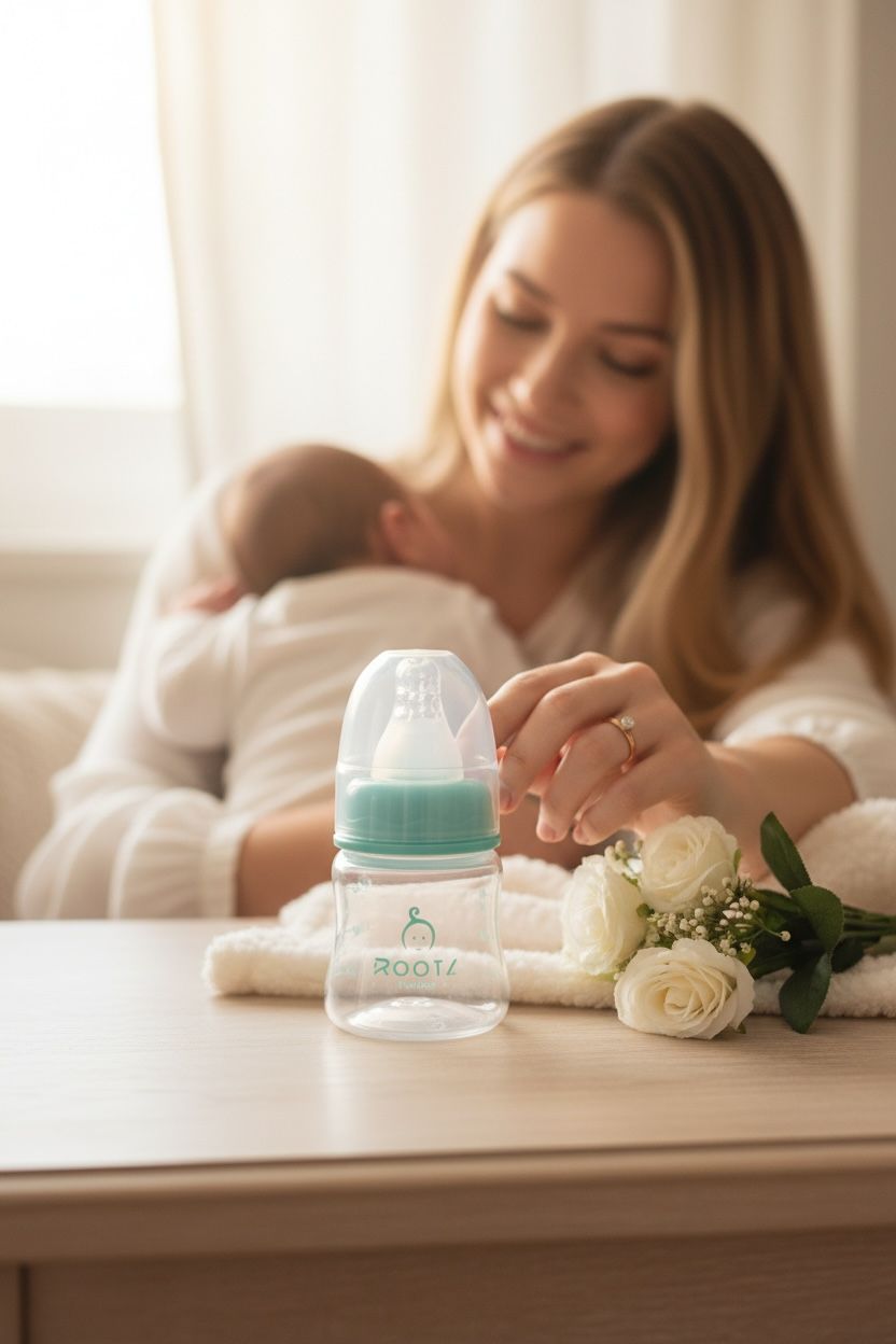 J1010 Ice Blue | Standard-Neck Small Size Nipple | 60ml/2oz